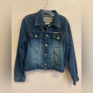Edwin Button Up Denim Jacket 100% Cotton Size Medium